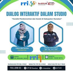 Dialog Interaktif BPS Nunukan di RRI Nunukan