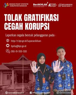 Komitmen BPS Nunukan untuk tetap Tolak Gratifikasi dan Cegah Korupsi