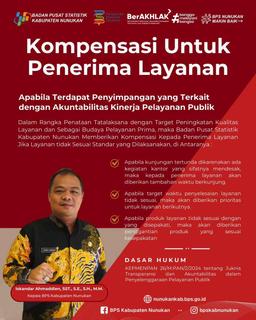 Kompensasi Pelayanan BPS Nunukan