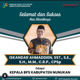 Selamat atas Dilantiknya Kepala BPS Nunukan, Bapak Iskandar 