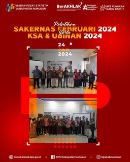 Pelatihan Sakernas, Susenas, KSA, dan Ubinan 2024