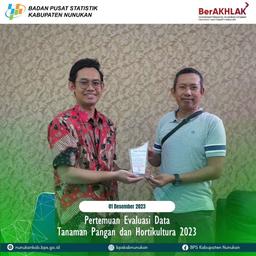 Pertemuan Evaluasi Data Tanaman Pangan dan Hortikultura 2023