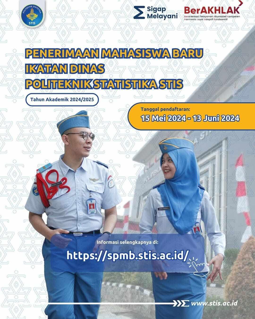 Penerimaan Mahasiswa/i Politeknik Statistika STIS